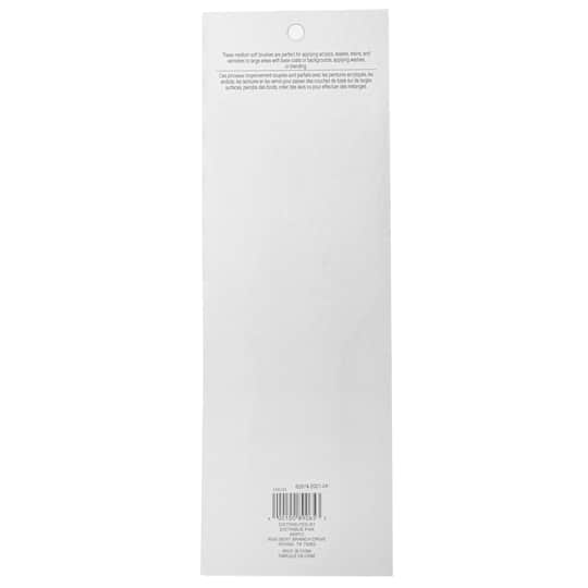 Gold Taklon Large Area Angular Brush Pack by Craft Smart®